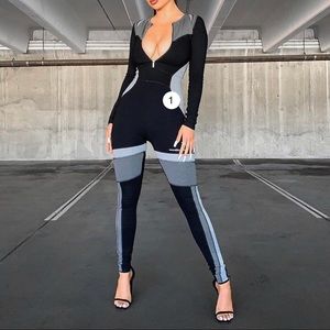 Maniere de Voir Color block one piece